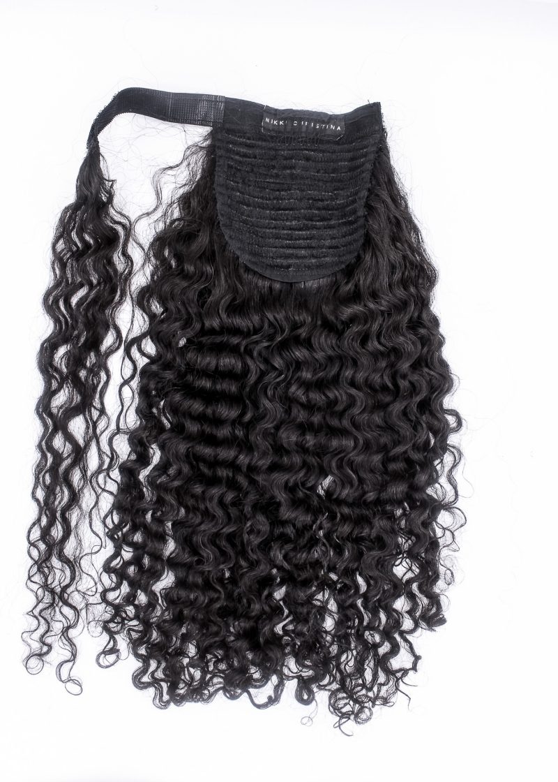 VELCRO PONYTAIL NATURAL CURL